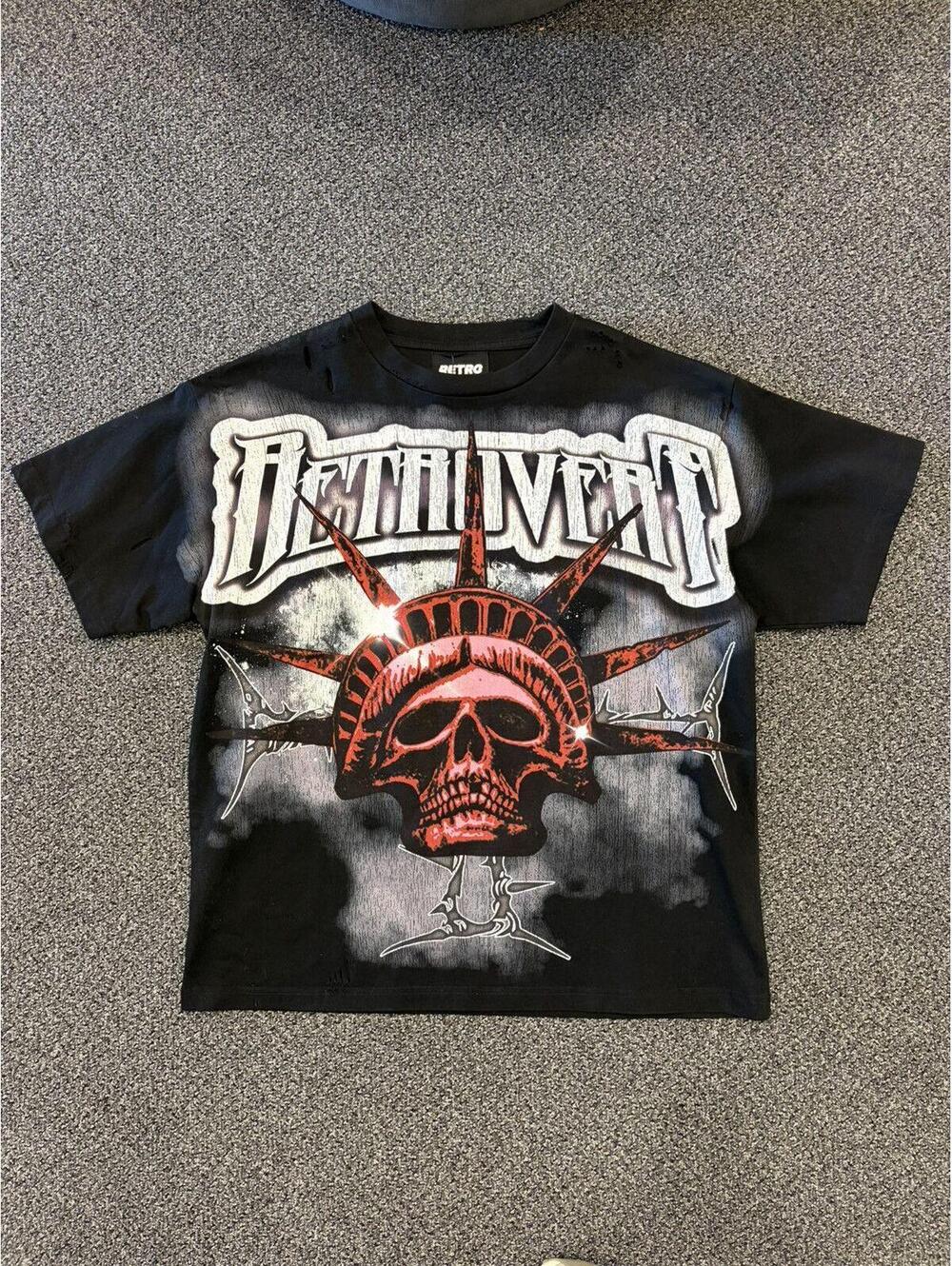 Retrovert Liberty Tee Black